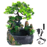 Small Rockery with Spray Fountain Waterfall Fog Water Pump Atomizer In Australia - Darrahopens