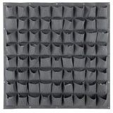 Indoor Outdoor 72 Pockets Garden Vertical Wall Hanging Planter Plant Growing Bags Gray In Australia - Darrahopens