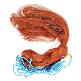 Automatic Fishing Net Cast Net for Bait Trap Outdoor Fish Throw Mesh with Steel Pendant