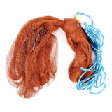 Automatic Fishing Net Cast Net for Bait Trap Outdoor Fish Throw Mesh with Steel Pendant