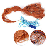 Automatic Fishing Net Cast Net for Bait Trap Outdoor Fish Throw Mesh with Steel Pendant