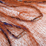 Automatic Fishing Net Cast Net for Bait Trap Outdoor Fish Throw Mesh with Steel Pendant
