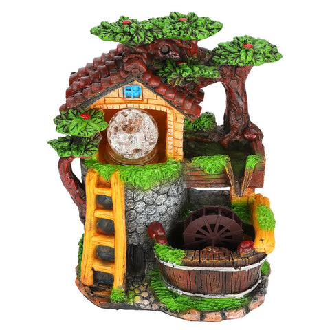 Desktop Fountain Decoration Indoor Simulation Resin Rockery Fake Tree Feng Shui Landscape Table Ornaments In Australia - Darrahopens