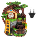 Desktop Fountain Decoration Indoor Simulation Resin Rockery Fake Tree Feng Shui Landscape Table Ornaments In Australia - Darrahopens