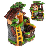 Desktop Fountain Decoration Indoor Simulation Resin Rockery Fake Tree Feng Shui Landscape Table Ornaments