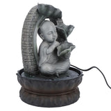 LED Resin Buddha Tabletop Waterfall Fountain Relaxing Indoor Decoration for Home OfficeUS Plug 110V 16059 In Australia - Darrahopens