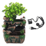 Resin Rockery Simulation Tree Flowing Water Tabletop Fountain Decoration In Australia - Darrahopens