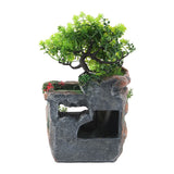 Resin Rockery Simulation Tree Flowing Water Tabletop Fountain Decoration