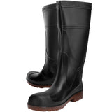 1 Pair Rain Boots PVC Non Slip Waterproof Safety Work Rain Shoes Footwear Accessory(Black 41) In Australia - Darrahopens