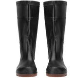 1 Pair Rain Boots PVC Non Slip Waterproof Safety Work Rain Shoes Footwear Accessory(Black 41) In Australia - Darrahopens