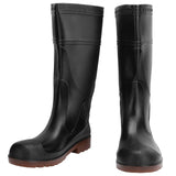 1 Pair Rain Boots PVC Non Slip Waterproof Safety Work Rain Shoes Footwear Accessory(Black 41) In Australia - Darrahopens