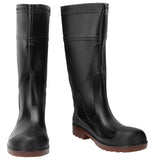 1 Pair Rain Boots PVC Non Slip Waterproof Safety Work Rain Shoes Footwear Accessory(Black 41) In Australia - Darrahopens