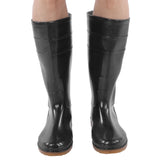 1 Pair Rainshoes Waterproof NonSlip Labor Rain Boot for Garden Farmland Livestock Husbandry(Black 42)