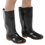 1 Pair Rainshoes Waterproof NonSlip Labor Rain Boot for Garden Farmland Livestock Husbandry(Black 42)