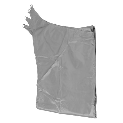 Quadrilateral Shade Sail Garden Sunshade Canopy Rainproof Sun Shade for Outdoor SummerGray 4x5m