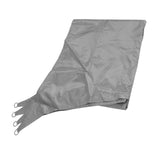 Quadrilateral Shade Sail Garden Sunshade Canopy Rainproof Sun Shade for Outdoor SummerGray 4x5m