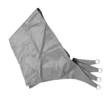 Quadrilateral Shade Sail Garden Sunshade Canopy Rainproof Sun Shade for Outdoor SummerGray 4x5m