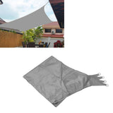 Quadrilateral Shade Sail Garden Sunshade Canopy Rainproof Sun Shade for Outdoor SummerGray 4x5m
