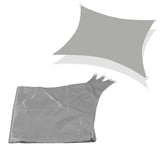 Quadrilateral Shade Sail Garden Sunshade Canopy Rainproof Sun Shade for Outdoor SummerGray 4x5m