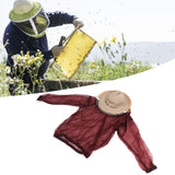 Beekeeping Protective Veil Jacket Clothes with Hat Bee Suit Beekeeper Supplies Accessory