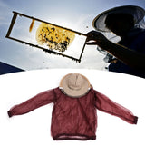 Beekeeping Protective Veil Jacket Clothes with Hat Bee Suit Beekeeper Supplies Accessory
