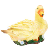 Resin Duck Statue Simulation Duck Ornament Model Decoration for Outdoor Garden YardYellow In Australia - Darrahopens