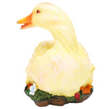 Resin Duck Statue Simulation Duck Ornament Model Decoration for Outdoor Garden YardYellow