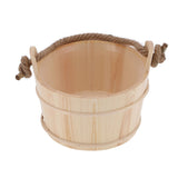 6L Sauna Bucket SPA Steam Room Accessory High Capacity Wooden Barrel for Shower Swimming Pool In Australia - Darrahopens
