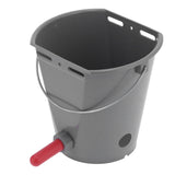 8L Feeder Bucket with 2 Nipple Milk Feeding Barrel Livestock Farm Accessory GrayFor Calf In Australia - Darrahopens