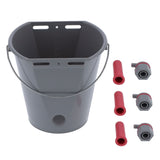 8L Plastic Feeder Bucket with Nipples Check Valves Feeding Equipment for Livestock UseFor Calf In Australia - Darrahopens