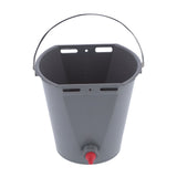 8L Plastic Feeder Bucket with Nipples Check Valves Feeding Equipment for Livestock UseFor Lamb