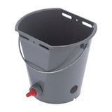 8L Plastic Feeder Bucket with Nipples Check Valves Feeding Equipment for Livestock UseFor Lamb