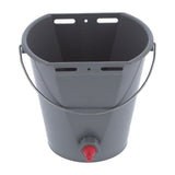 8L Plastic Feeder Bucket with Nipples Check Valves Feeding Equipment for Livestock UseFor Lamb
