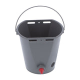 Milk Feed Bucket with 4 Nipples Check Valves Livestock Plastic Feeding Equipment 8LFor Lamb