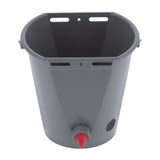 Milk Feed Bucket with 4 Nipples Check Valves Livestock Plastic Feeding Equipment 8LFor Lamb