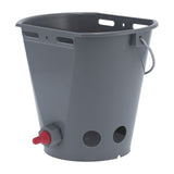 Milk Feed Bucket with 4 Nipples Check Valves Livestock Plastic Feeding Equipment 8LFor Lamb