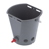 Milk Feed Bucket with 4 Nipples Check Valves Livestock Plastic Feeding Equipment 8LFor Lamb