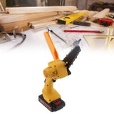 6 Inch Mini Electric Chain Saw High Power Brushed Logging Pruning Household Electric Saw