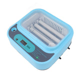 Egg Incubator Automatic Water Adding Temperature Control 6 Eggs Turner Dual Power Supply Poultry Hatching Machine for Chickens Goose Duck US Plug 110V