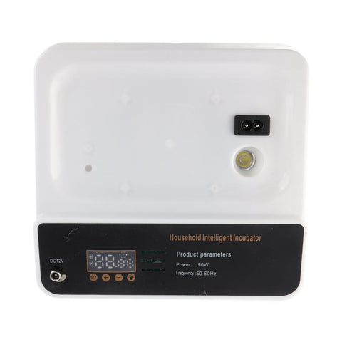 Egg Incubator Adjustable Automatic LED Light Double Power Supply Small Incubation Simulator for Chicken White EU Plug 220V 10pcs In Australia - Darrahopens