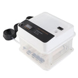 Egg Incubator Adjustable Automatic LED Light Double Power Supply Small Incubation Simulator for Chicken White EU Plug 220V 10pcs
