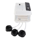 Egg Incubator Adjustable Automatic LED Light Double Power Supply Small Incubation Simulator for Chicken White EU Plug 220V 10pcs
