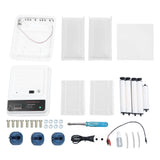 Egg Incubator Adjustable Automatic LED Light Double Power Supply Small Incubation Simulator for Chicken White EU Plug 220V 12pcs In Australia - Darrahopens