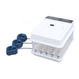 Egg Incubator Adjustable Automatic LED Light Double Power Supply Small Incubation Simulator for Chicken White EU Plug 220V 12pcs