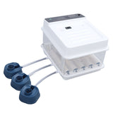 Egg Incubator Adjustable Automatic LED Light Double Power Supply Small Incubation Simulator for Chicken White EU Plug 220V 12pcs