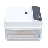 Egg Incubator Adjustable Automatic LED Light Double Power Supply Small Incubation Simulator for Chicken White EU Plug 220V 12pcs