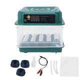 Egg Incubators Automatic Adjustable Tray Incubator Household Egg Turner for Hatching EU Plug 220V 12 Eggs
