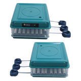 Incubator Green LED Automatic Water Turning Detachable Intelligent Egg Hatching Incubator US Plug 110V 48