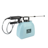 8L Electric Sprayer Slip Resistant Handle 2000mAh Battery Powered Sprayer with Shoulder Strap for Household Blue