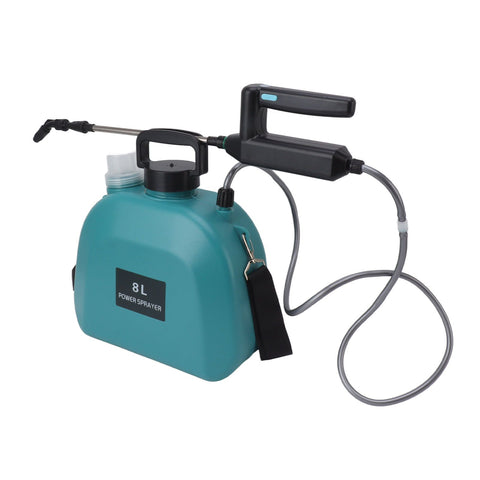 8L Electric Sprayer Slip Resistant Handle 2000mAh Battery Powered Sprayer with Shoulder Strap for Household Green In Australia - Darrahopens